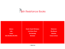 Tablet Screenshot of irishresistancebooks.com